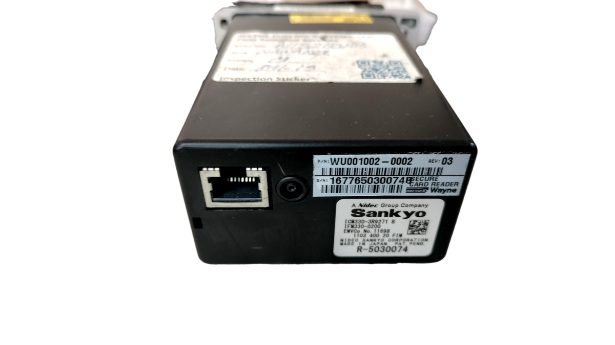Sankyo ICM330-3R9271 B Card Reader Dresser Wayne WU001002-0002 Secure Reader