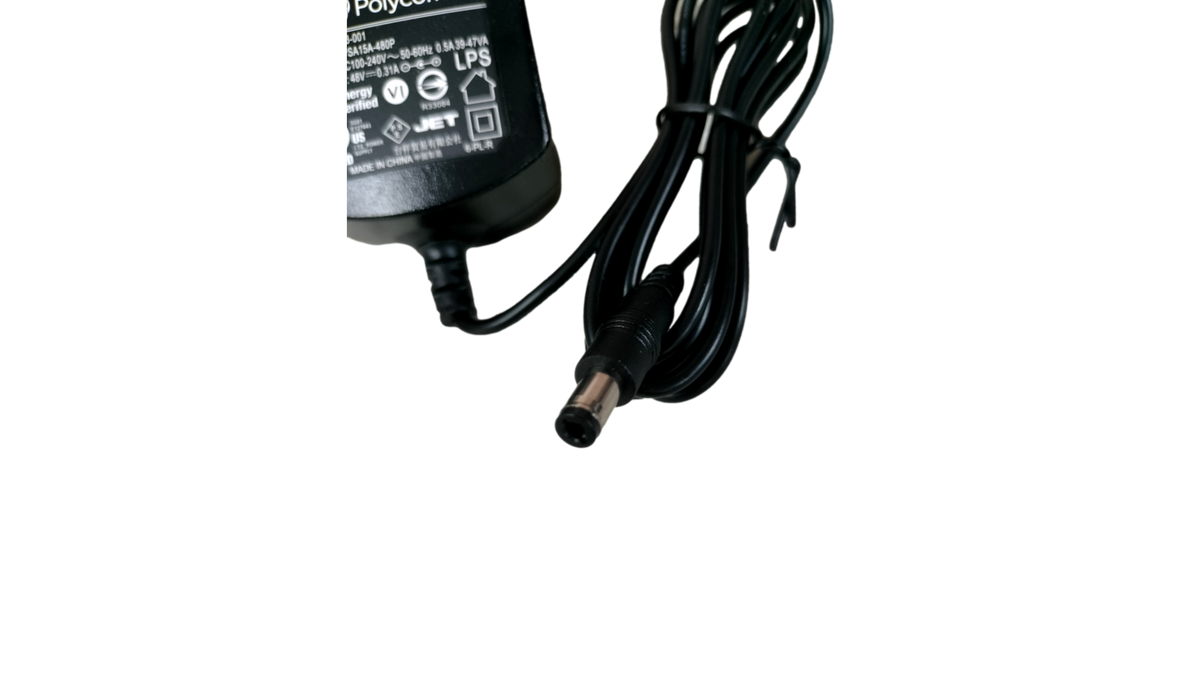 Polycom 48V 0.31A AC Power Supply 1465-43853-001 PSA15A-480P VoIP Phone