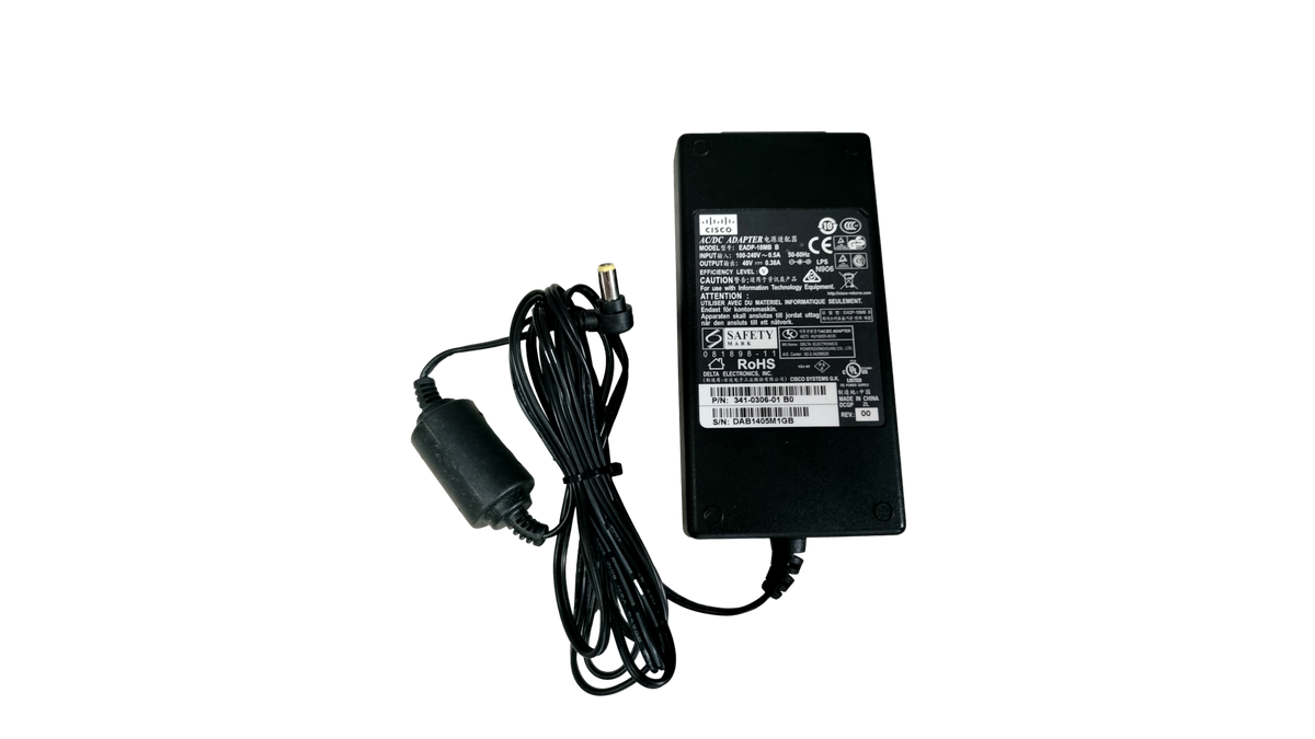 Cisco Systems 48V 0.38A AC Power Supply Adapter Brick EADP-18MB B 341-0306-01