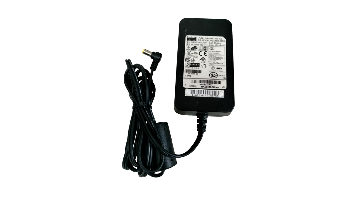 Cisco Systems 48V 0.38A AC Power Supply Adapter Brick PSA18U-480C 34-1977-03 A0