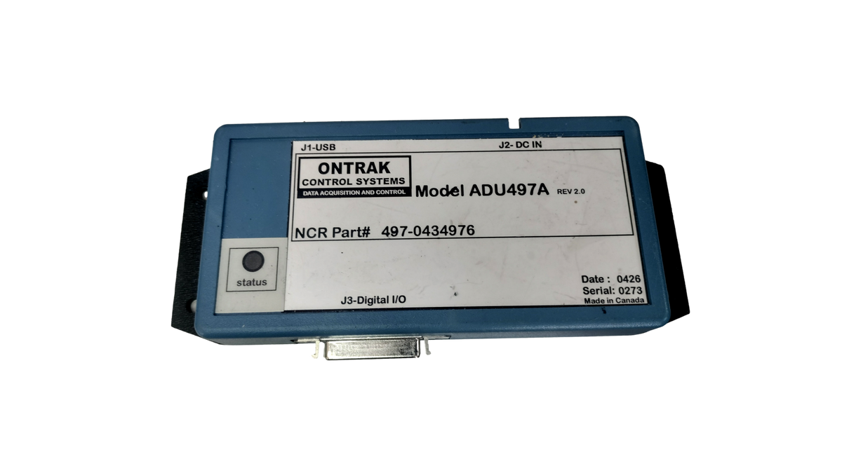 NCR Ontrak Control Systems ADU497A Data Acquisition Control Module 497-0434976