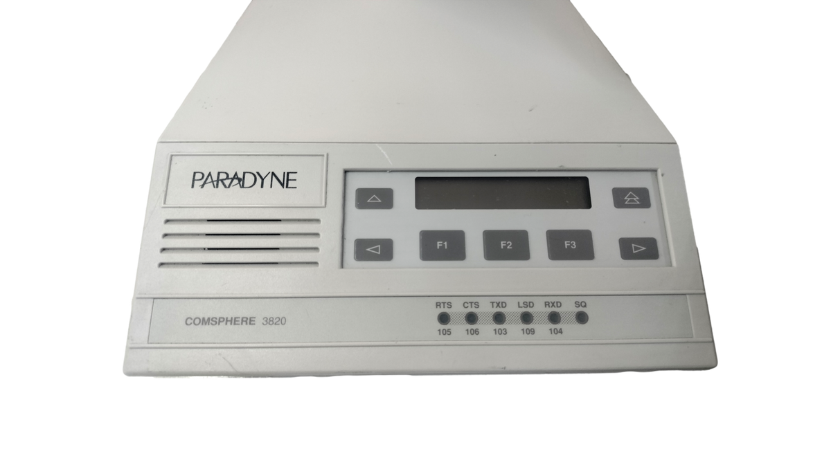 AT&T Paradyne COMSPHERE 3820 Standalone Modem 3820-A1-001 2278-SA2 w/ AC Power