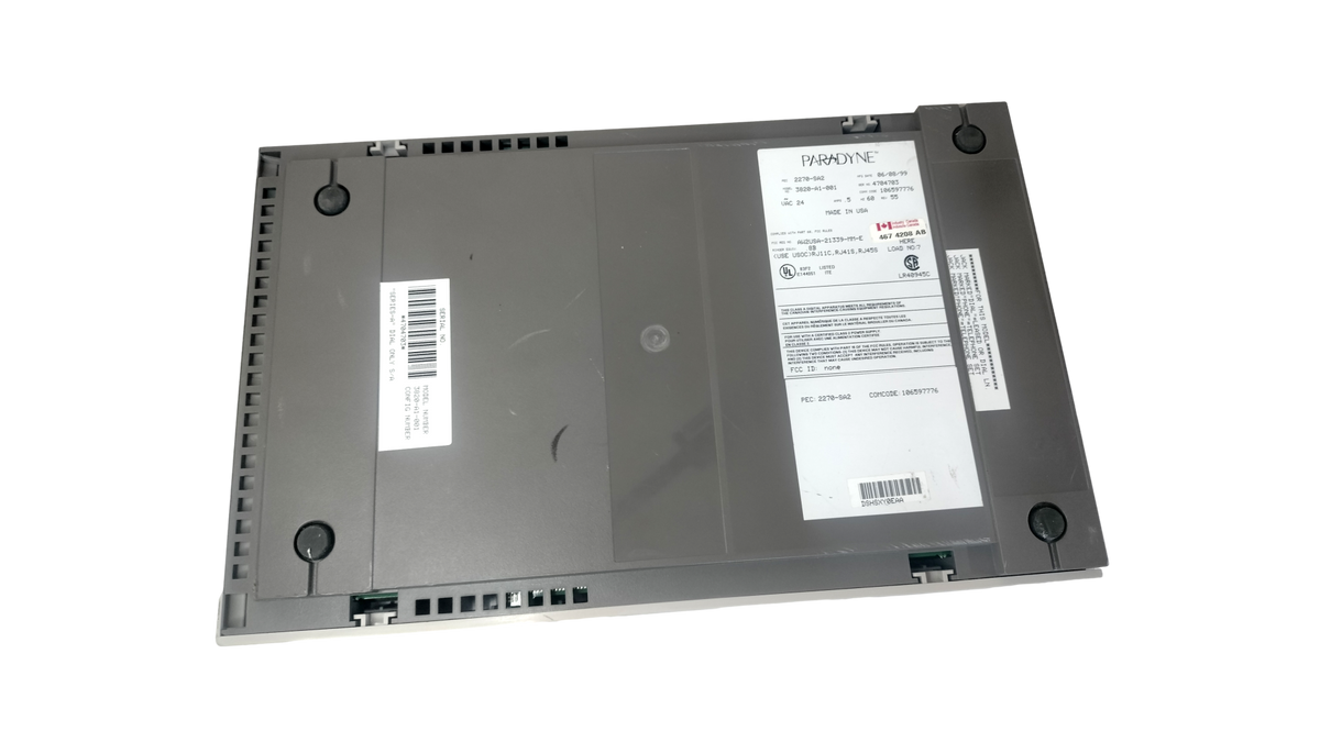 AT&T Paradyne COMSPHERE 3820 Standalone Modem 3820-A1-001 2278-SA2 w/ AC Power