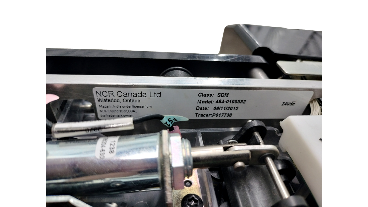 NCR / SDM 484-0100332 SelfServ ATM Check & Document Single Deposit Module (SDM) Assembly