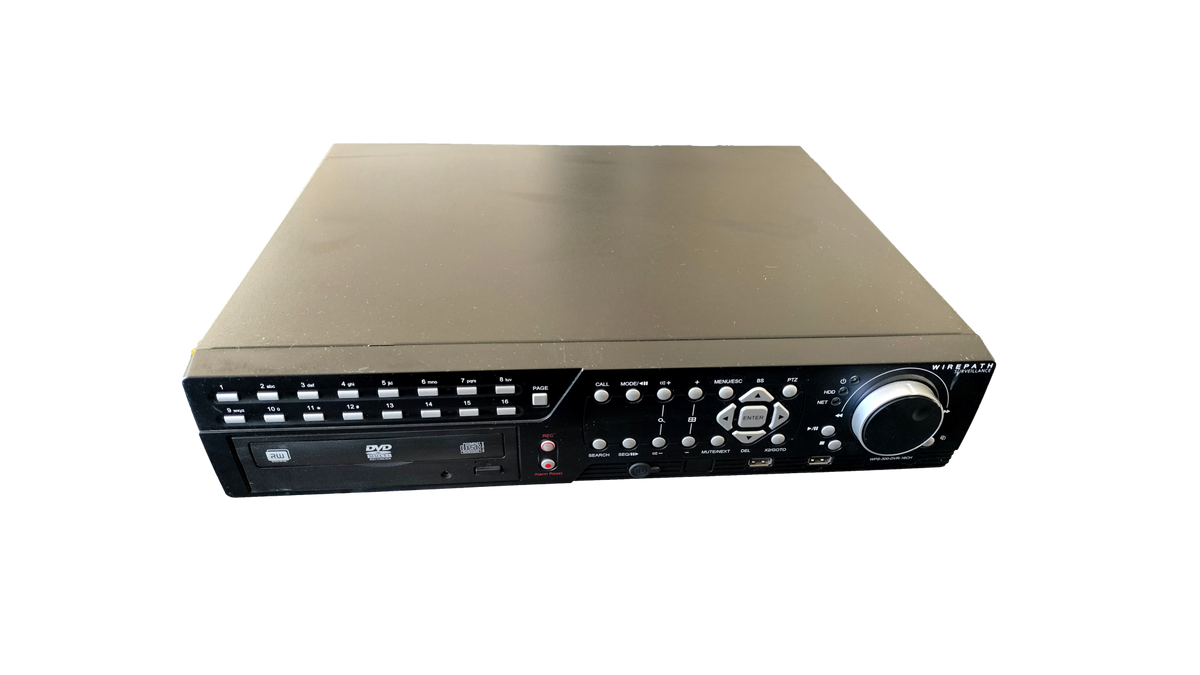 Wirepath Surveillance WPS-300-DVR-16CH 16 Channel CCTV Security DVR w/ Power Cord