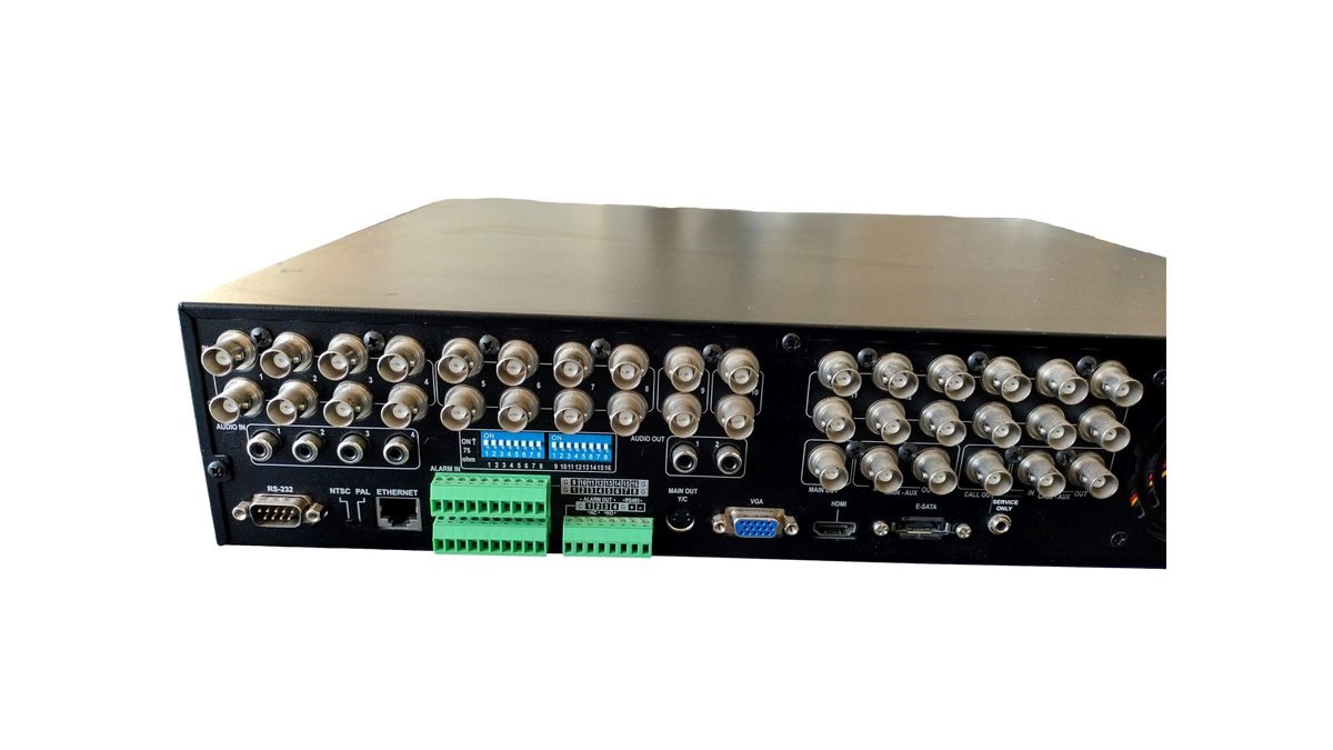 Wirepath Surveillance WPS-300-DVR-16CH 16 Channel CCTV Security DVR w/ Power Cord
