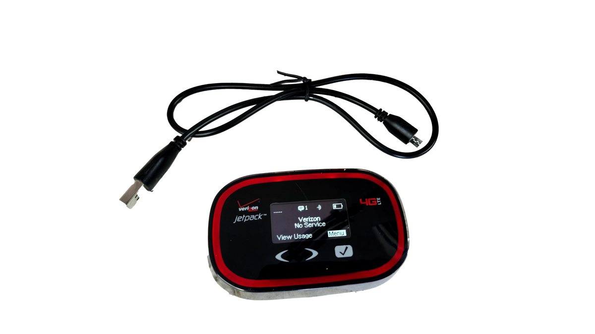Novatel Verizon Jetpack MiFi 5510L 4G LTE Mobile Wi-Fi Hotspot Modem w/ Cable