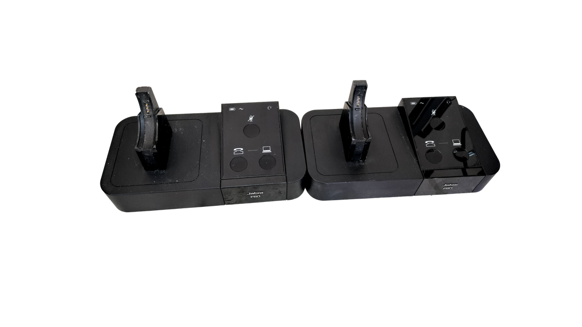 Lot of 2 Jabra PRO 9450 Wireless Headset Base Stations w/ Power Adapters (NO HEADSETS)
