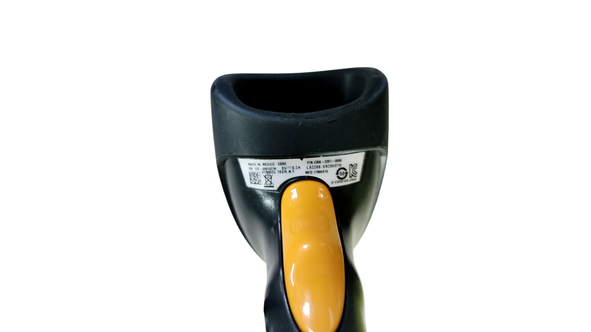 Symbol LS2208 1D Laser Barcode Scanner (NCR Branded) w/ USB Cable LS2208-SR20007R