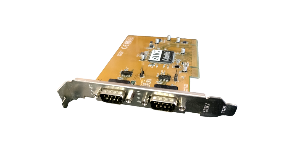 SIIG CyberPro Dual Serial Port PCI Card RS-232 JJ-P0212-B / P054-Y2 (NCR 006-8606488)