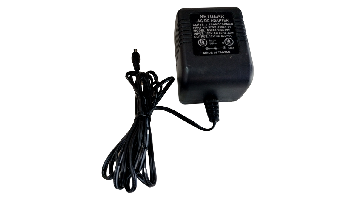Netgear 12V DC 800mA AC Power Adapter PWR-10004-01 / MW48-1200800