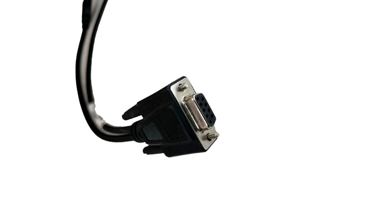 POS Y-Splitter Interface Cable DB9 Female to USB Type-A Male & 6-Pin Mini-DIN CAB0239
