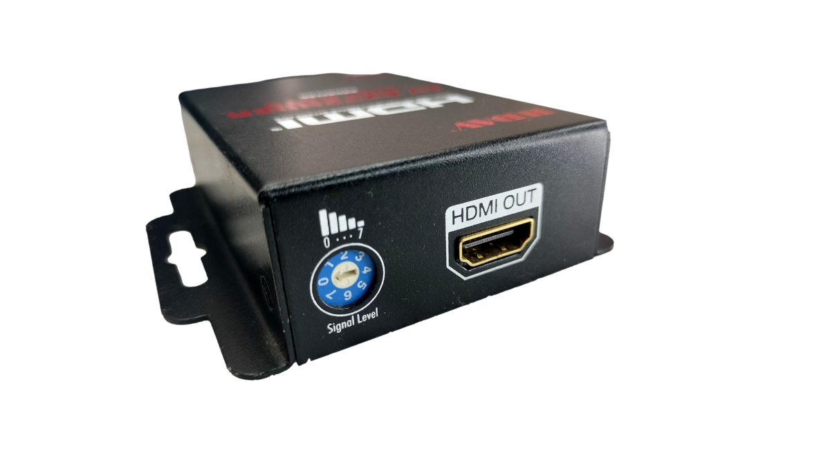 HDAV 3D HDMI Extender Receiver Over Cat5 / Cat6 (HD-C5S414a) w/ 5V Power Adapter