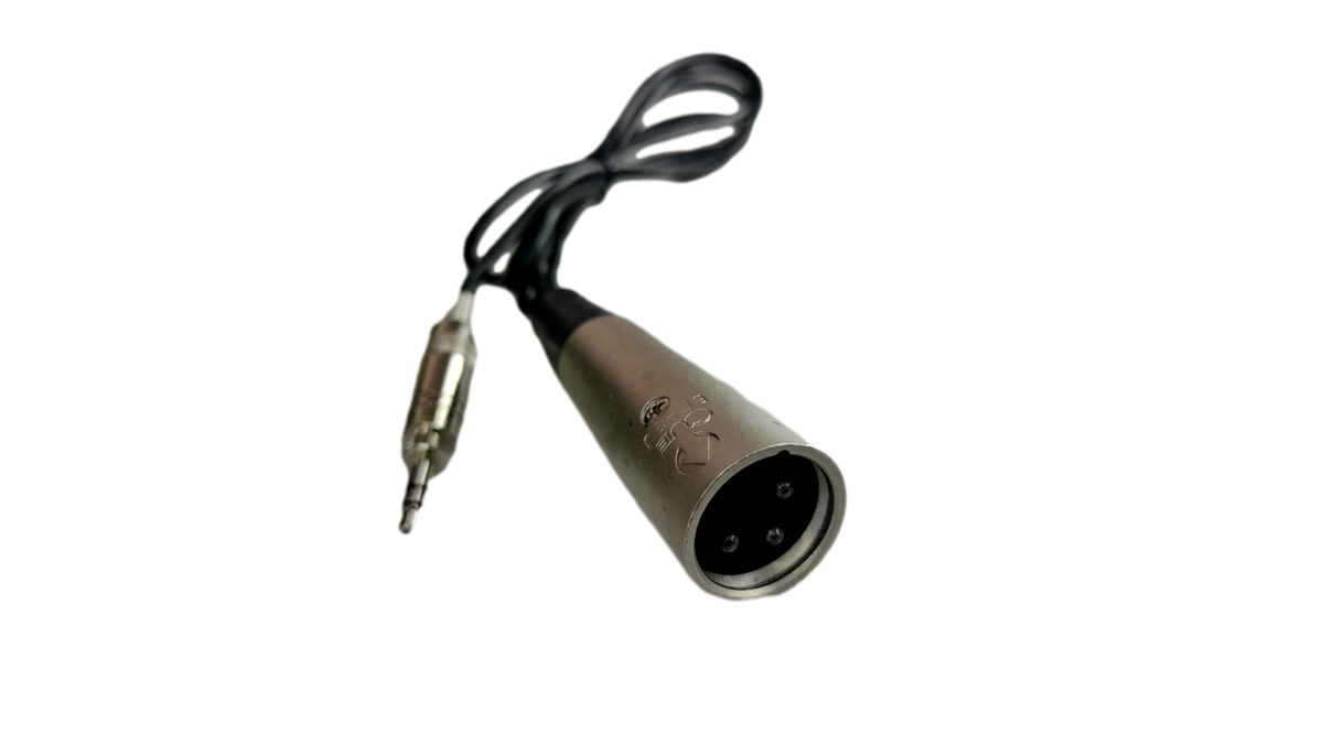3-Pin XLR Female to 3.5mm TRS Male Microphone Audio Adapter Cable