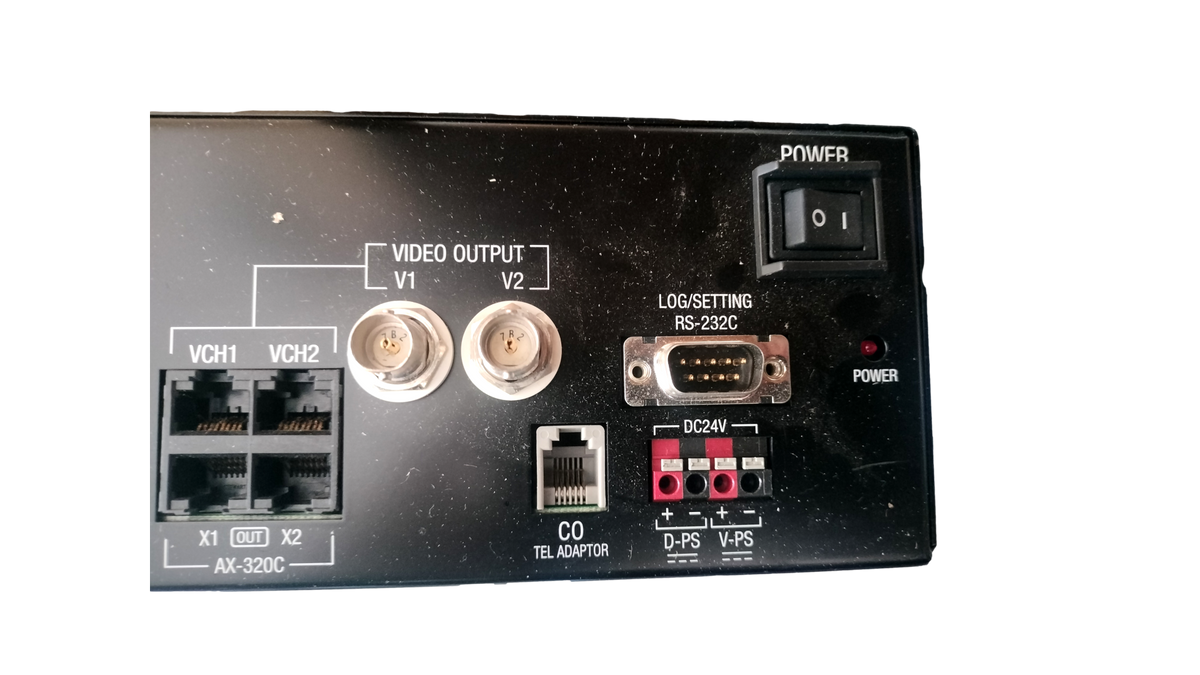 Aiphone AX-084C AX Series 8-Door 4-Master Audio/Video Central Control Unit Exchange