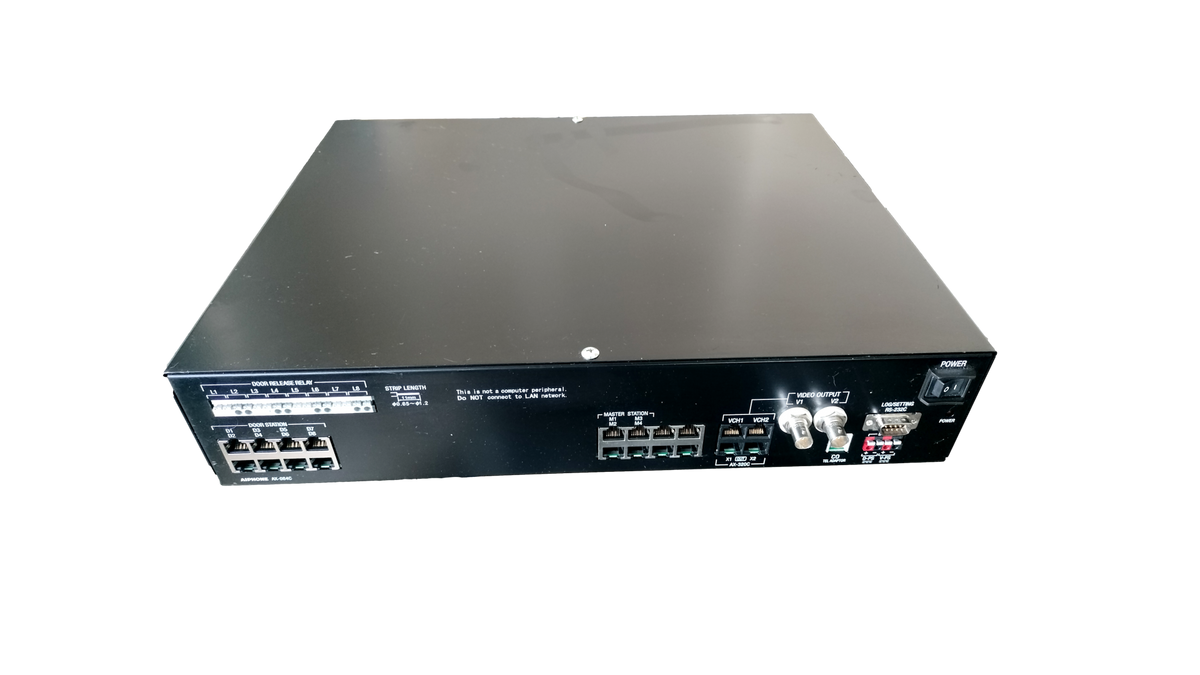Aiphone AX-084C AX Series 8-Door 4-Master Audio/Video Central Control Unit Exchange
