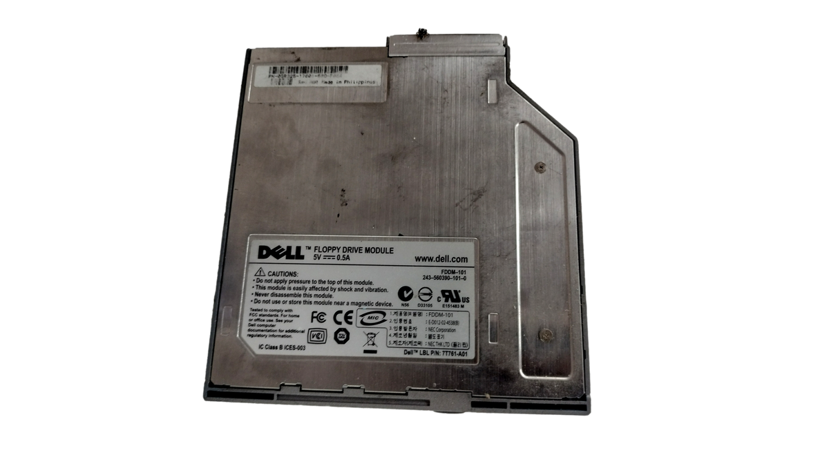 Dell Latitude 3.5" Floppy Drive Module FDDM-101 243-560390-101-0 (Dell DP/N 00GR325)