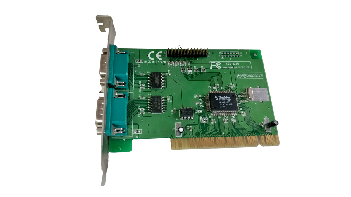 NetMos 2-Port Serial DB9 PCI Controller Expansion Card FS-KEC-NETMOS-V1.0 (Nm9835CV)