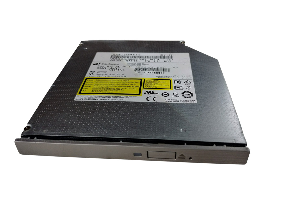 Lenovo GUE0N Slim SATA Laptop DVD RW Drive SDX0K84147 45K0494