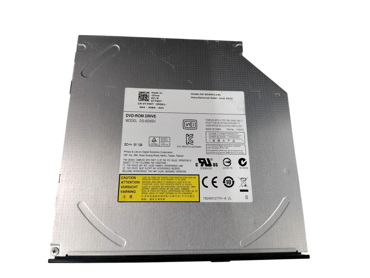 Dell DS-8D9SH Slim SATA Laptop DVD-ROM Drive 0T79DT DS-8D9SH11C