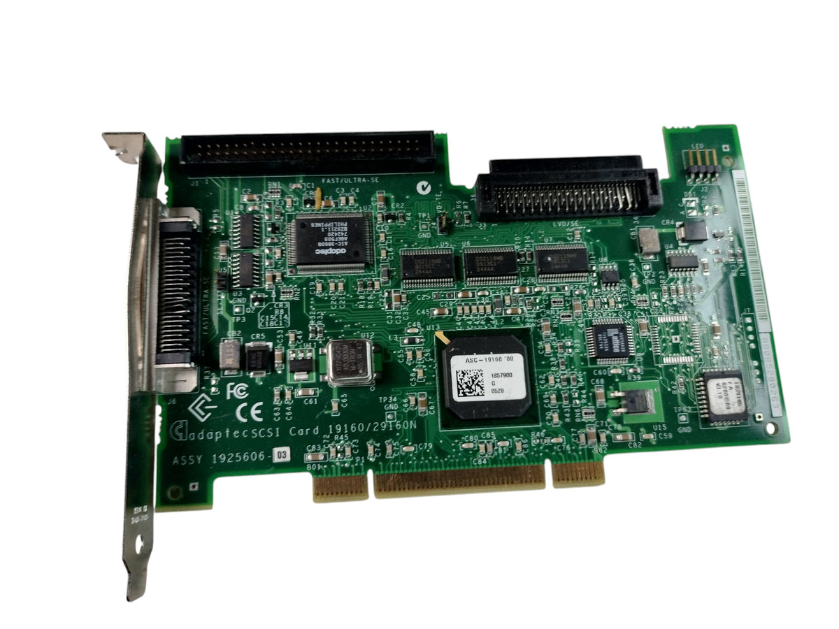 Adaptec SCSI Card 29160N PCI Ultra160 SCSI Controller ASSY 1925606-03