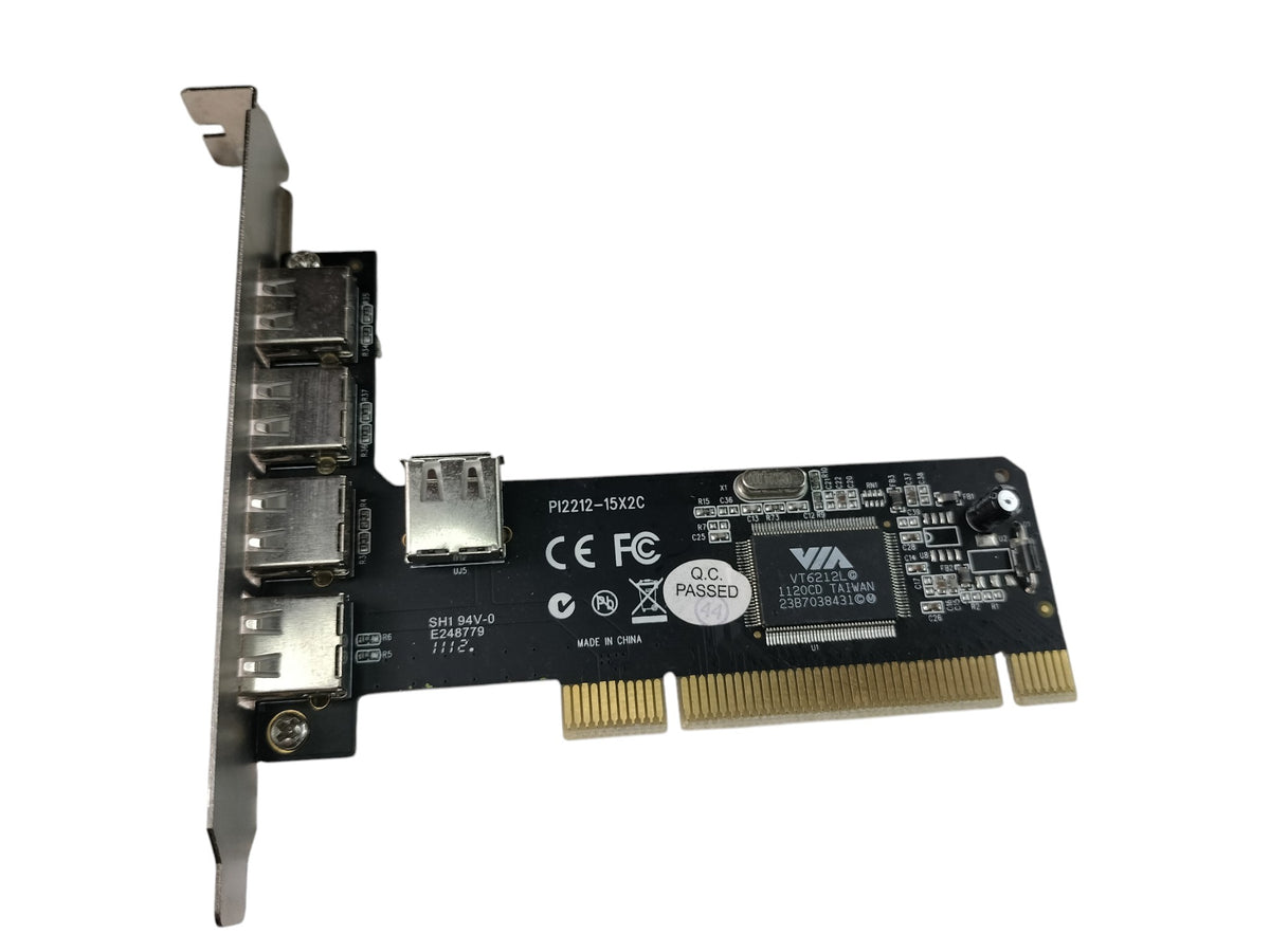 Vantec UGT-PC210 VIA 4+1 Port USB 2.0 PCI Controller Expansion Card