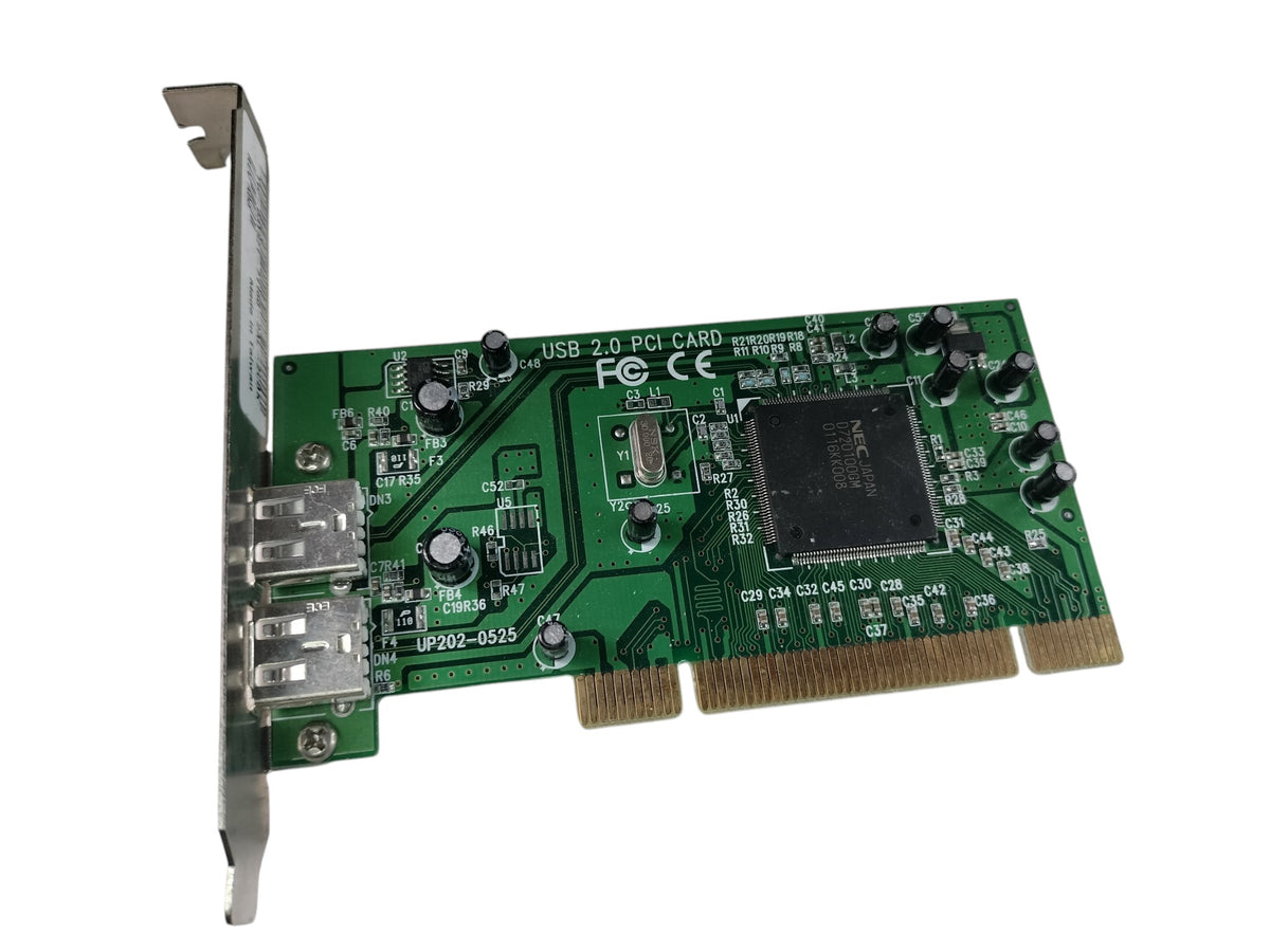 NEC UP202-0525 2-Port USB 2.0 PCI Controller Expansion Card D720100GM W0102110798