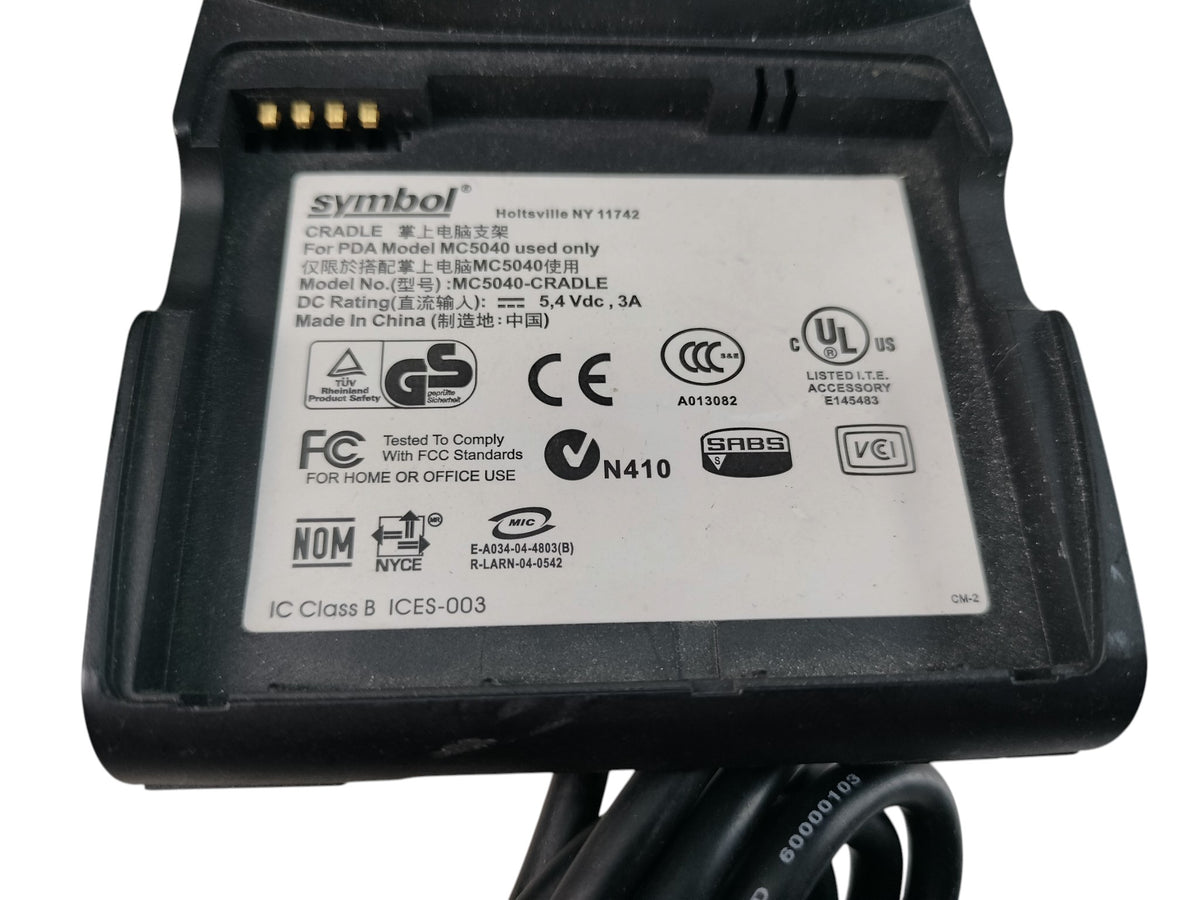 Symbol MC50 MC5040 Single Slot USB Cradle Station CRD5000-1000U w/ Power Supply