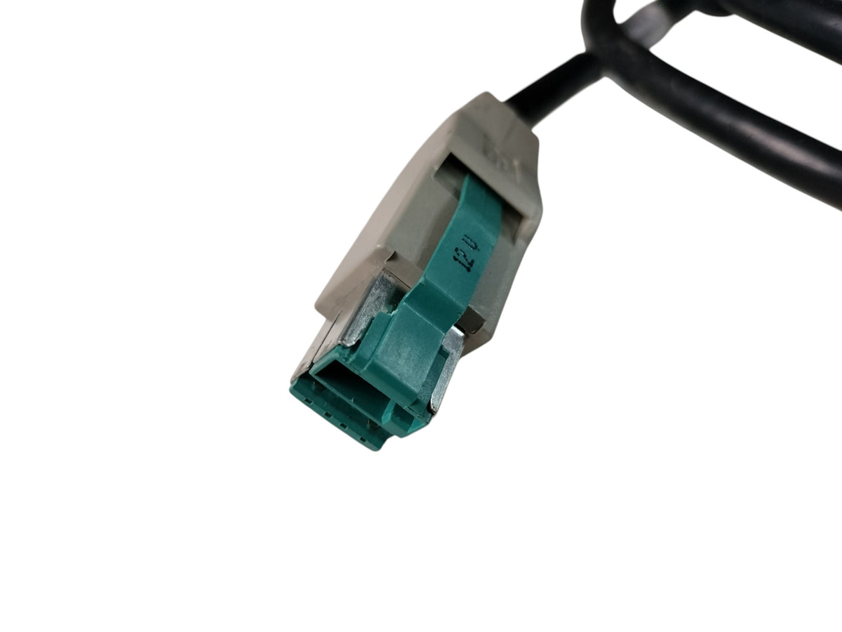 NCR 12V PoweredUSB to Mini USB & 2-Pin Power Cable 497-0474427