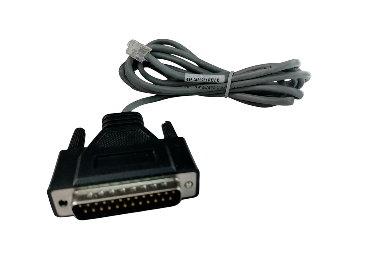 NCR RealPOS DB25 Male to RJ45 Serial POS Cable 497-0483231 REV B