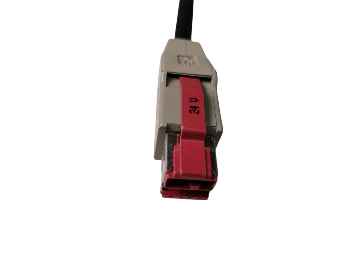 NCR RealPOS 24V PoweredUSB to USB-B & 3-Pin Din Printer Cable 497-0430300