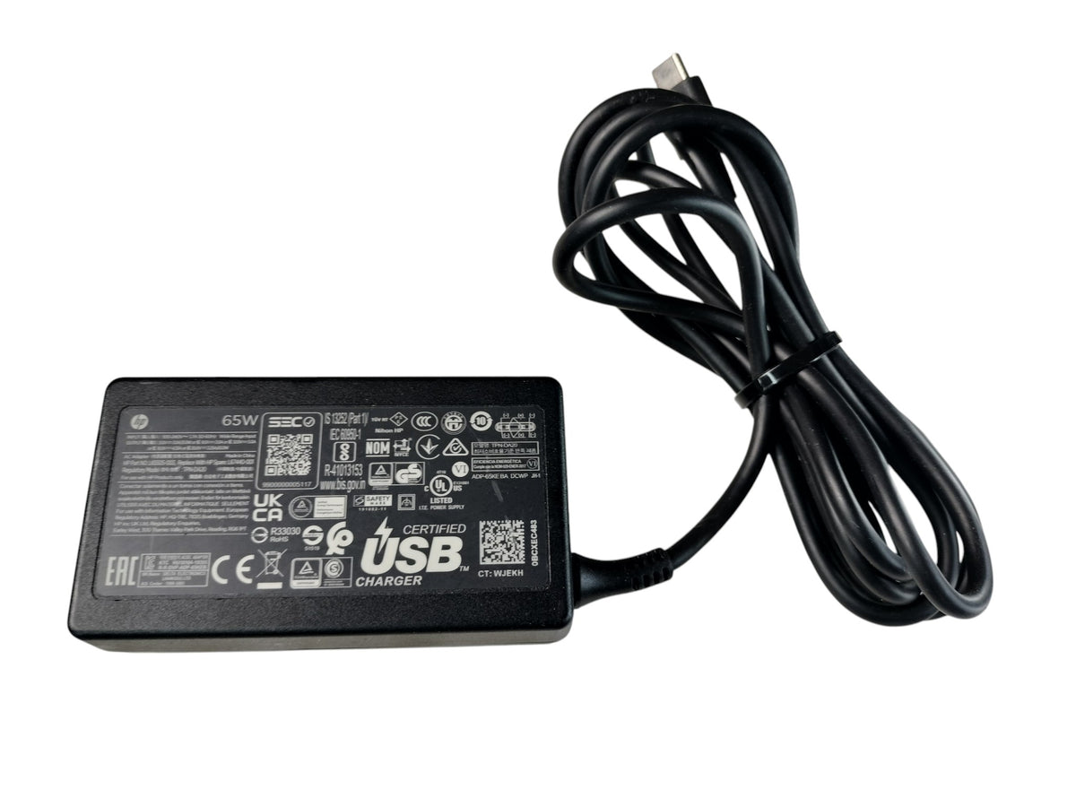 HP 65W USB-C AC Power Adapter Supply Charger TPN-DA20 L65505-003 L67440-001