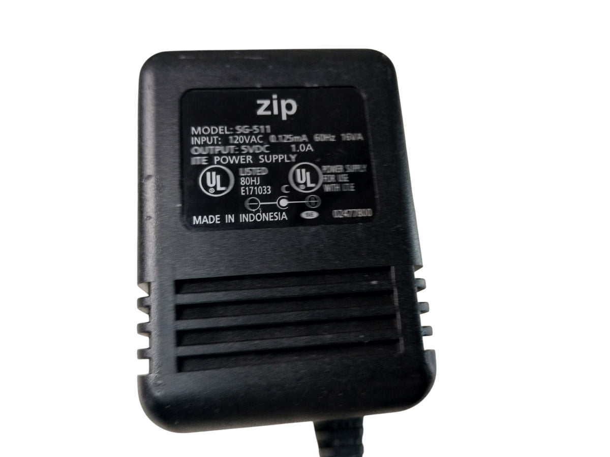 Iomega Zip SG-511 02477800 5V 1A AC Power Adapter Supply Charger 100MB Drive