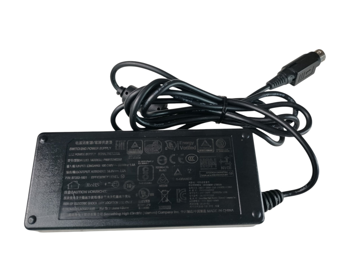 LTE B7253-1851 P80FB240250 24V 2.5A Receipt Printer Power Supply