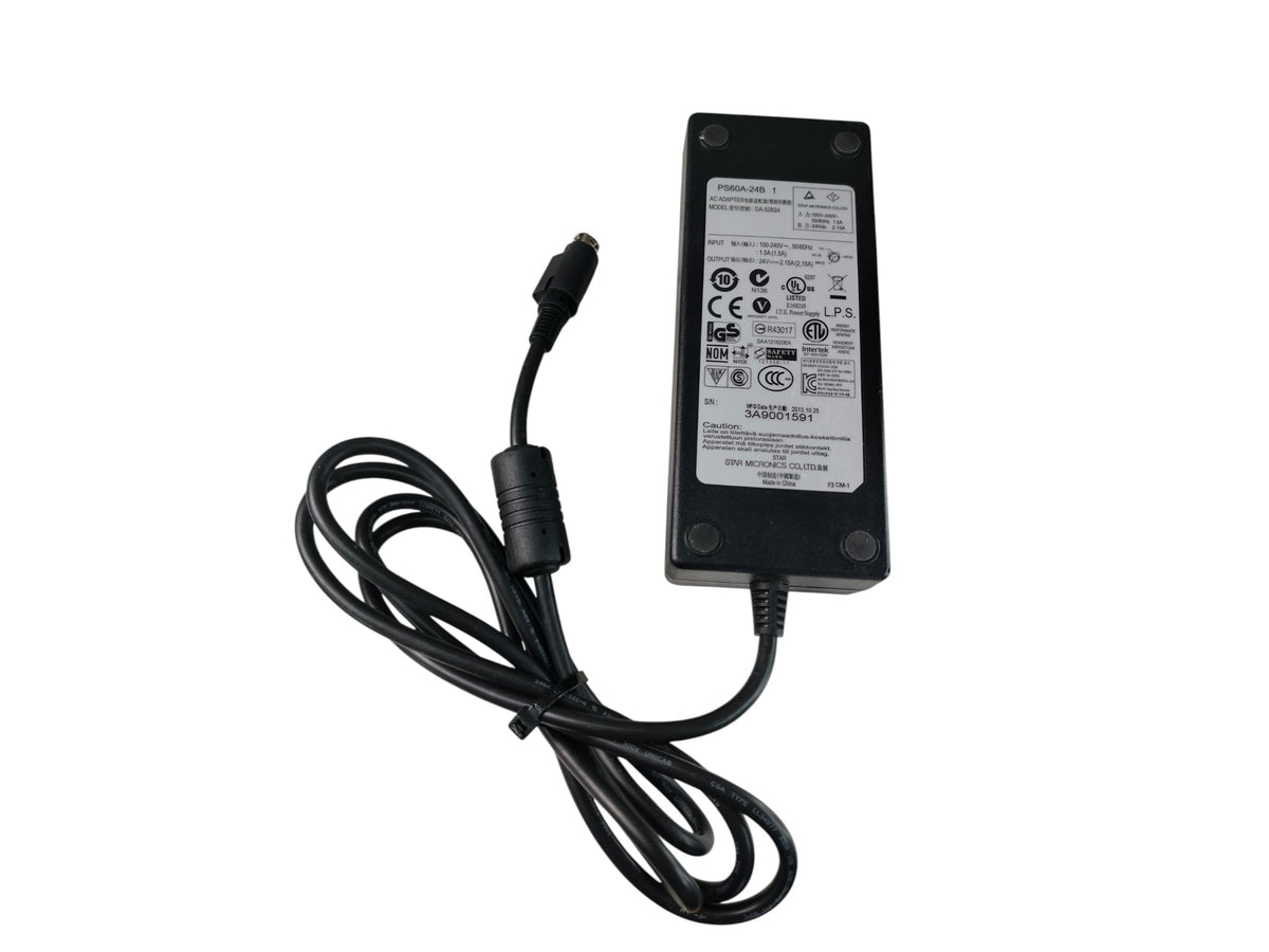 Star Micronics PS60A-24B DA-52B24 24V 2.15A Receipt Printer Power Supply