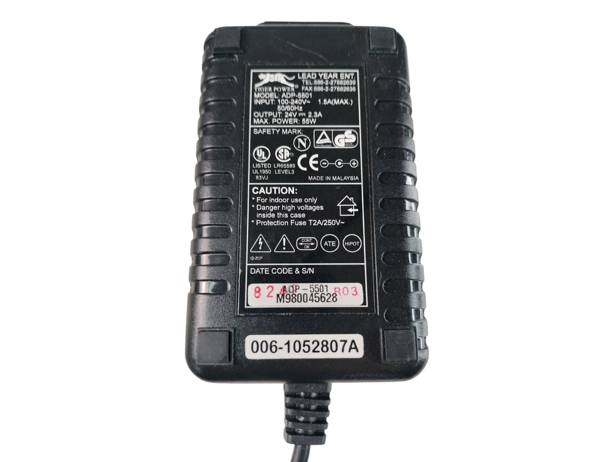 Tiger Power ADP-5501 M980045628 24V 2.3A 6-Pin Scanner Power Supply