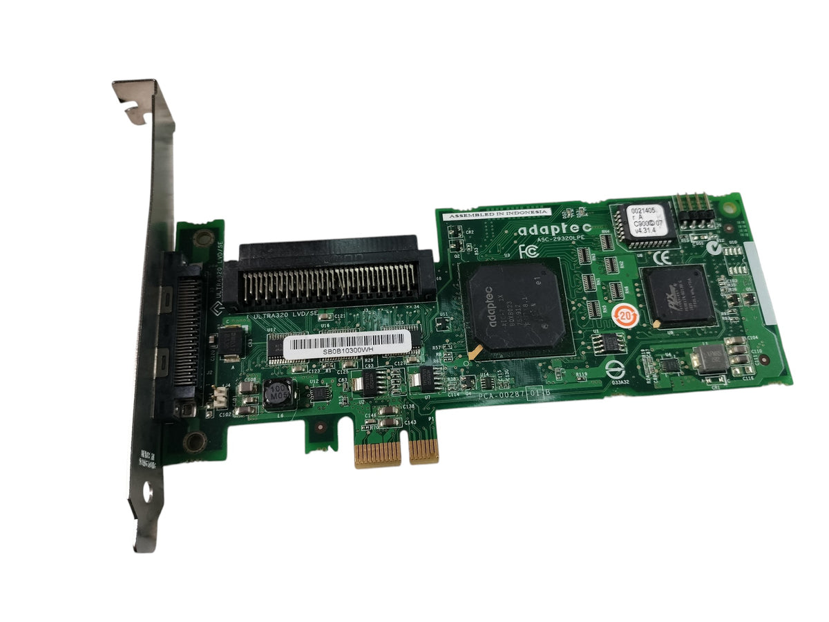 Adaptec ASC-29320LPE PCIe Ultra320 SCSI Controller Card