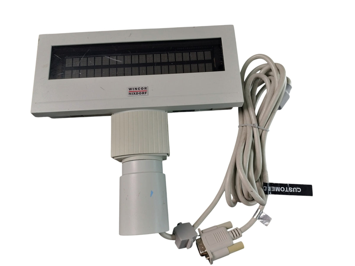 Wincor Nixdorf BA63-1 RS232 VFD Customer Pole Display 01750090951