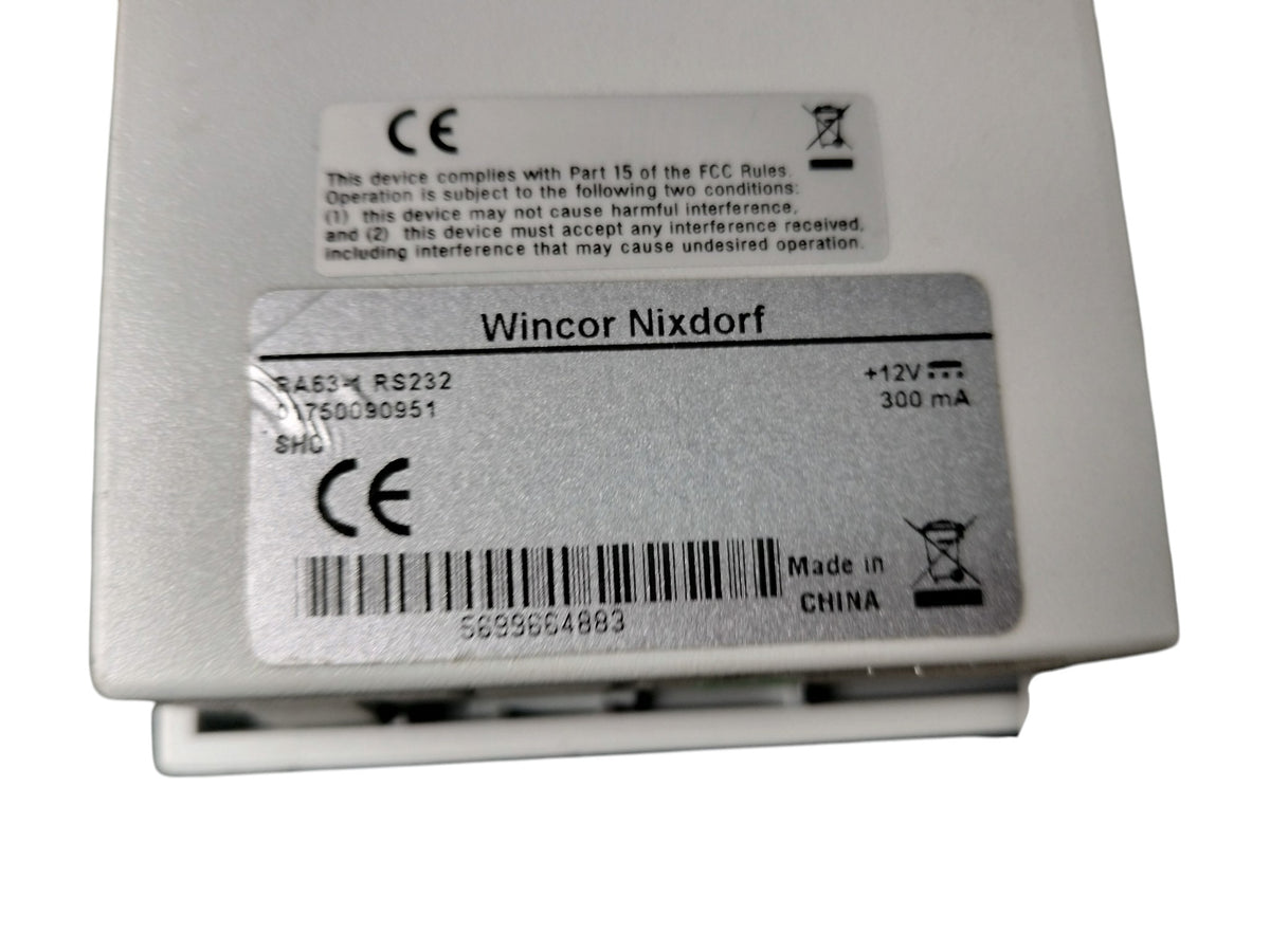 Wincor Nixdorf BA63-1 RS232 VFD Customer Pole Display 01750090951