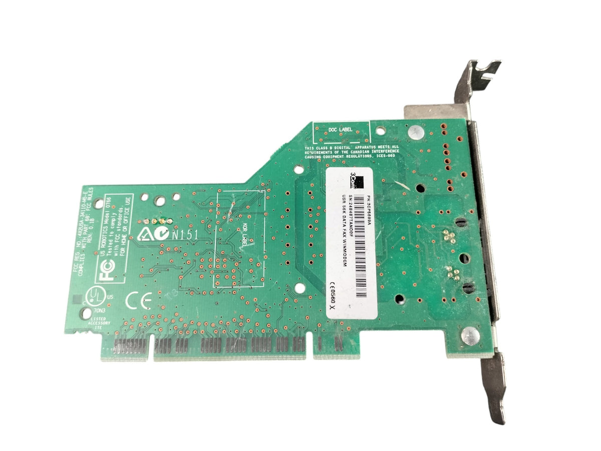 3Com 3CP5699A US Robotics 56K Data Fax Winmodem PCI Expansion Card