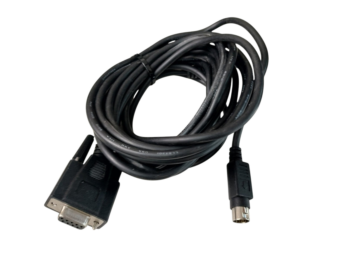 NCR 5945-K010-V002 497-0414162 DB9 Female to 10-Pin Mini-DIN POS Cable w/ DC Jack