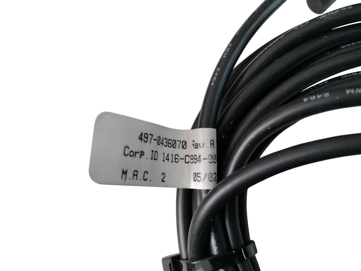 NCR 497-0436070 Rev A DB15 Male to DB9 Female POS Serial Cable