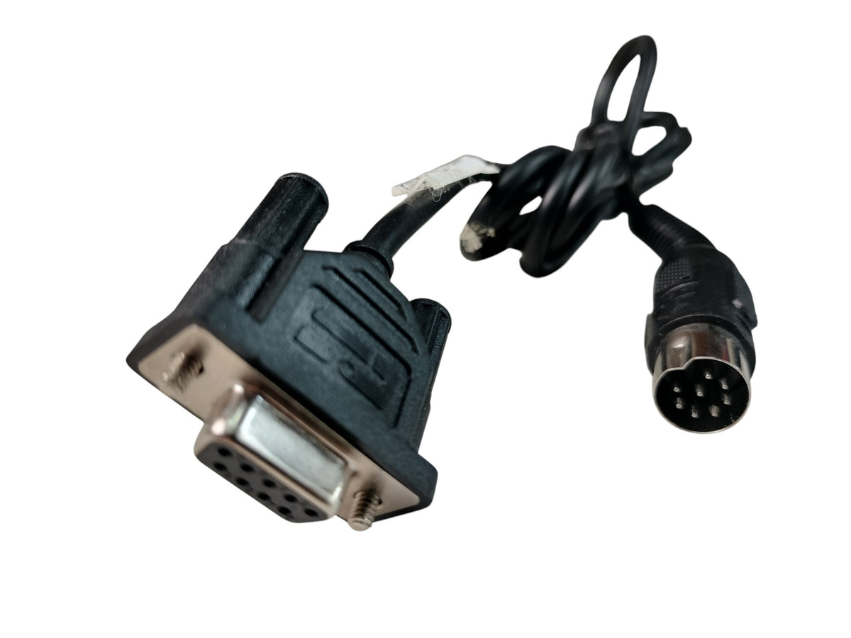 Zebra BL11757-001 8-Pin DIN to DB9 RS232 Serial Printer Cable QL220 QL320 QL420