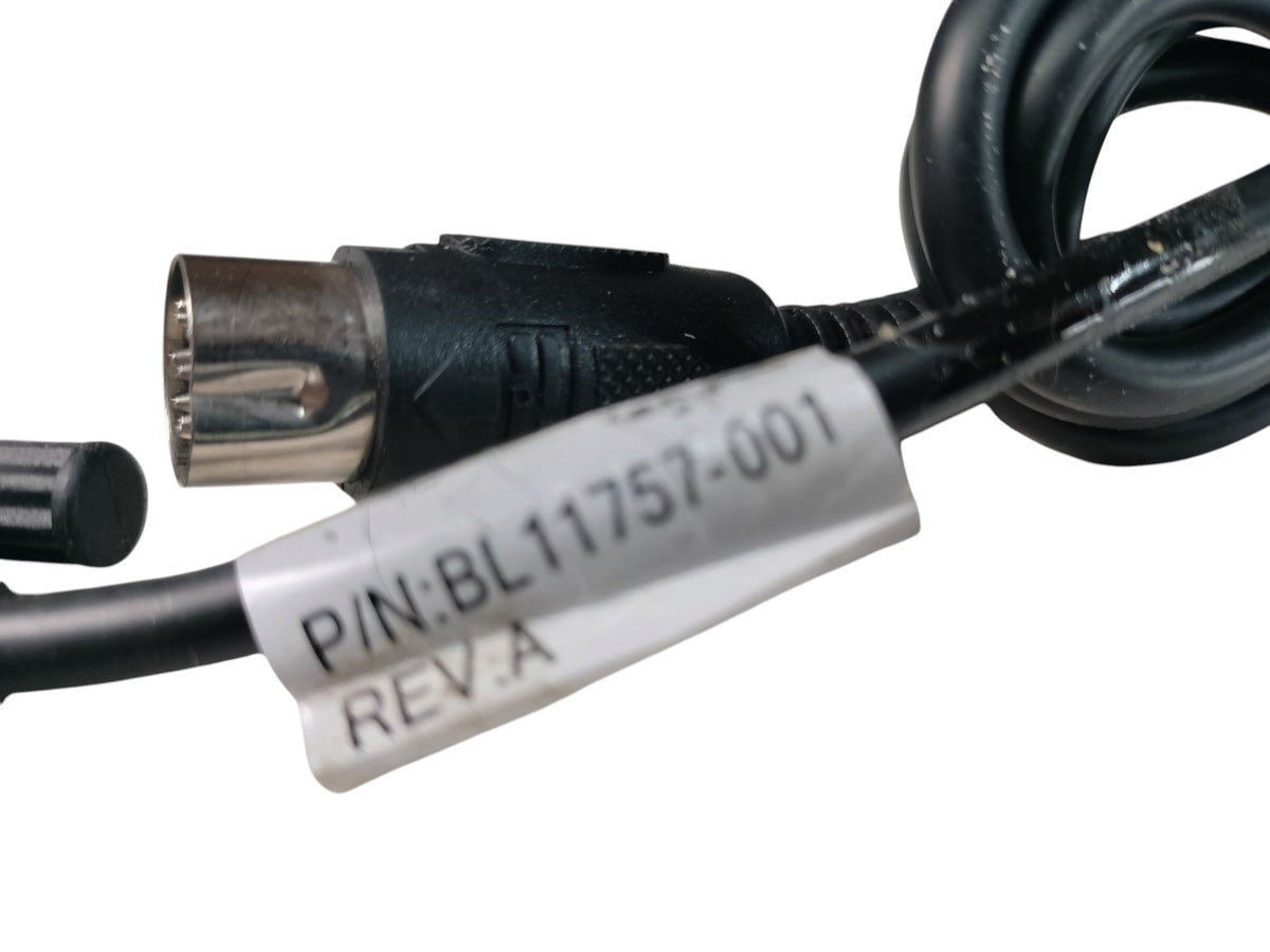 Zebra BL11757-001 8-Pin DIN to DB9 RS232 Serial Printer Cable QL220 QL320 QL420