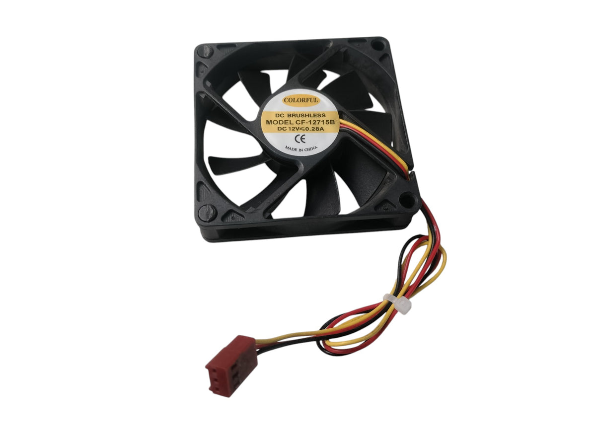Foxconn Colorful CF-12715B 70mm x 15mm DC 12V 0.28A CPU Heatsink Case Fan 3-Pin