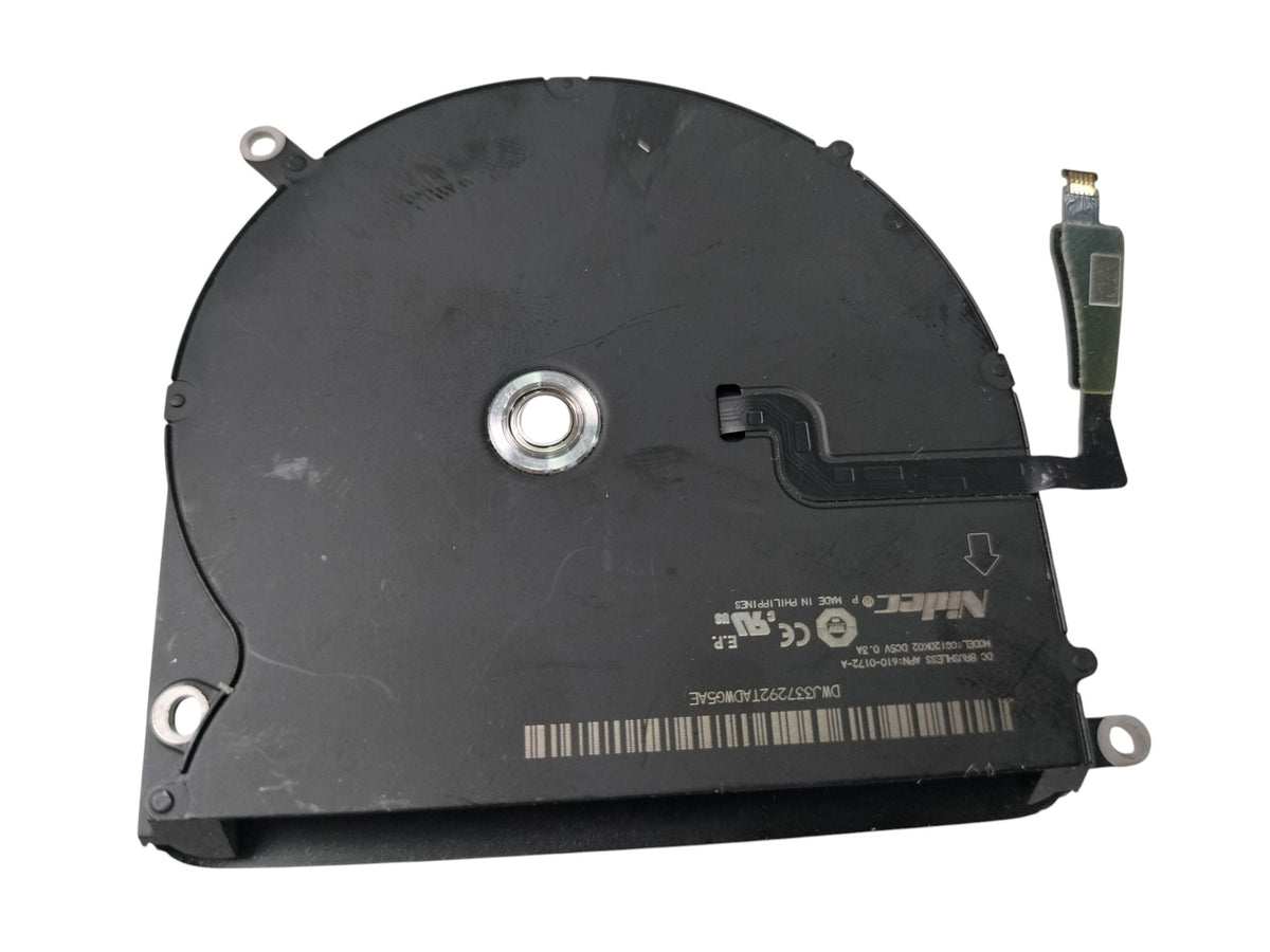 Apple MacBook Pro 15" A1398 Right CPU Cooling Fan 610-0172-A Nidec CC120K02