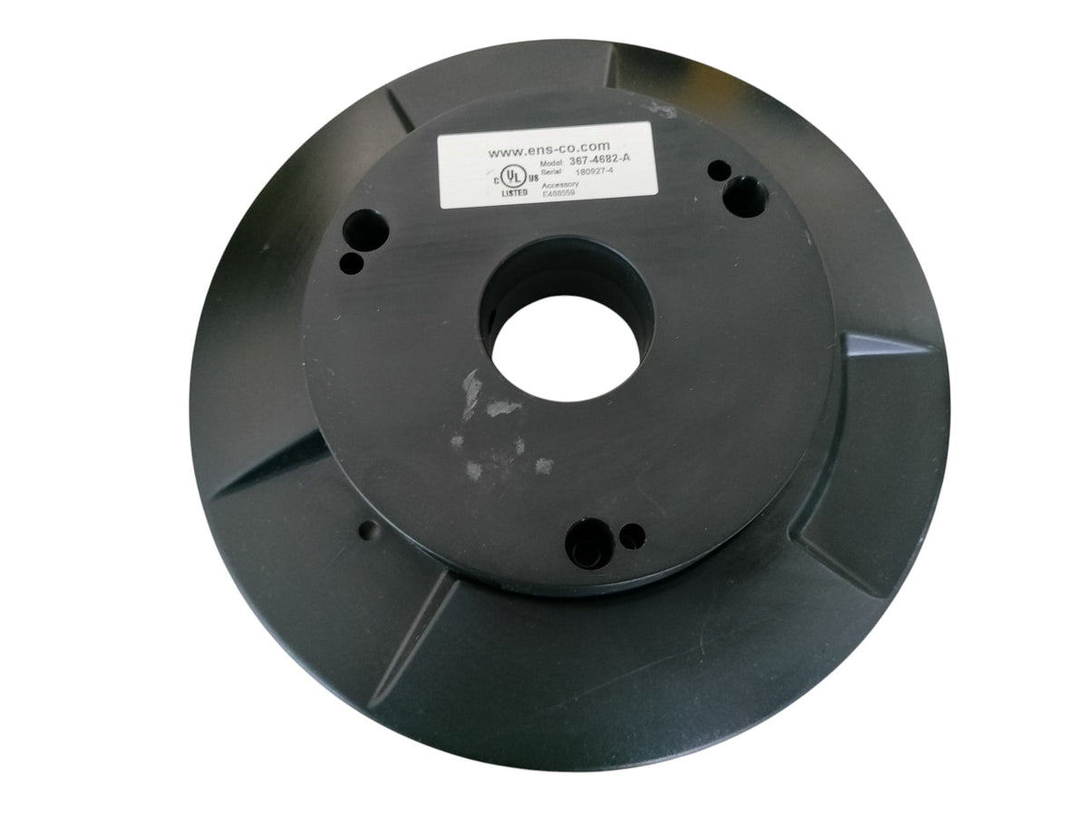 ENS 367-4682-A POS Stand Countertop Adhesive Flanged Base Plate + Power Adapter