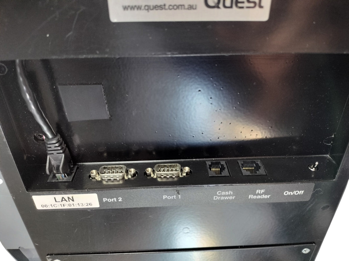 Quest VX256-BMC VersaTerm POS Terminal Keypad Dual LCD MSR w/ Power Supply