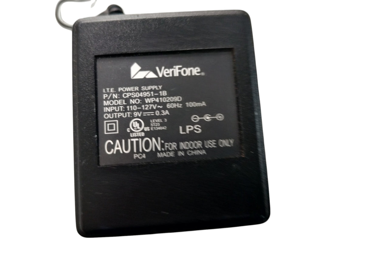 Genuine VeriFone 9V 0.3A 300mA AC/DC Power Supply Adapter CPS04951-1B WP410209D