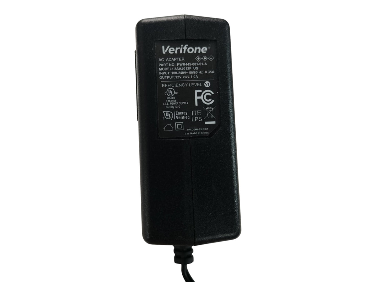 Genuine Verifone 12V 1A AC/DC Power Supply Adapter PWR445-001-01-A 2AAJ012F M400